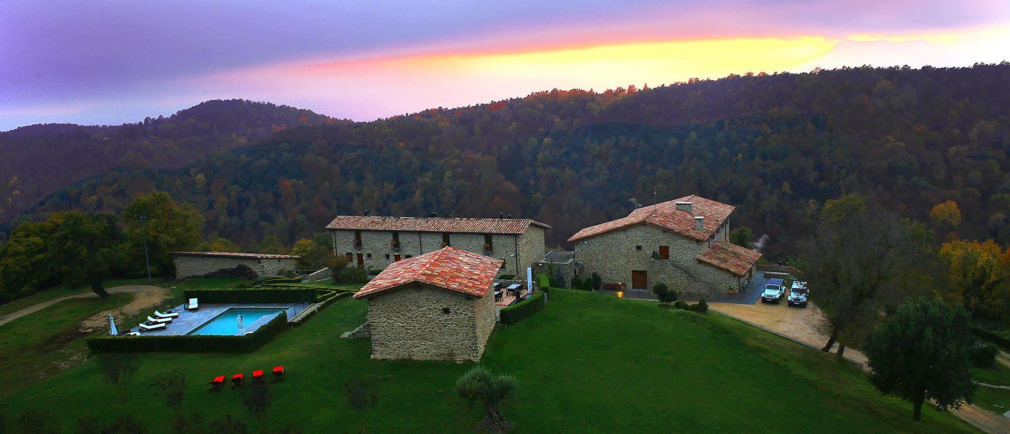 Hotel Restaurante El Ventos Sant Felíu de Pallarols エクステリア 写真