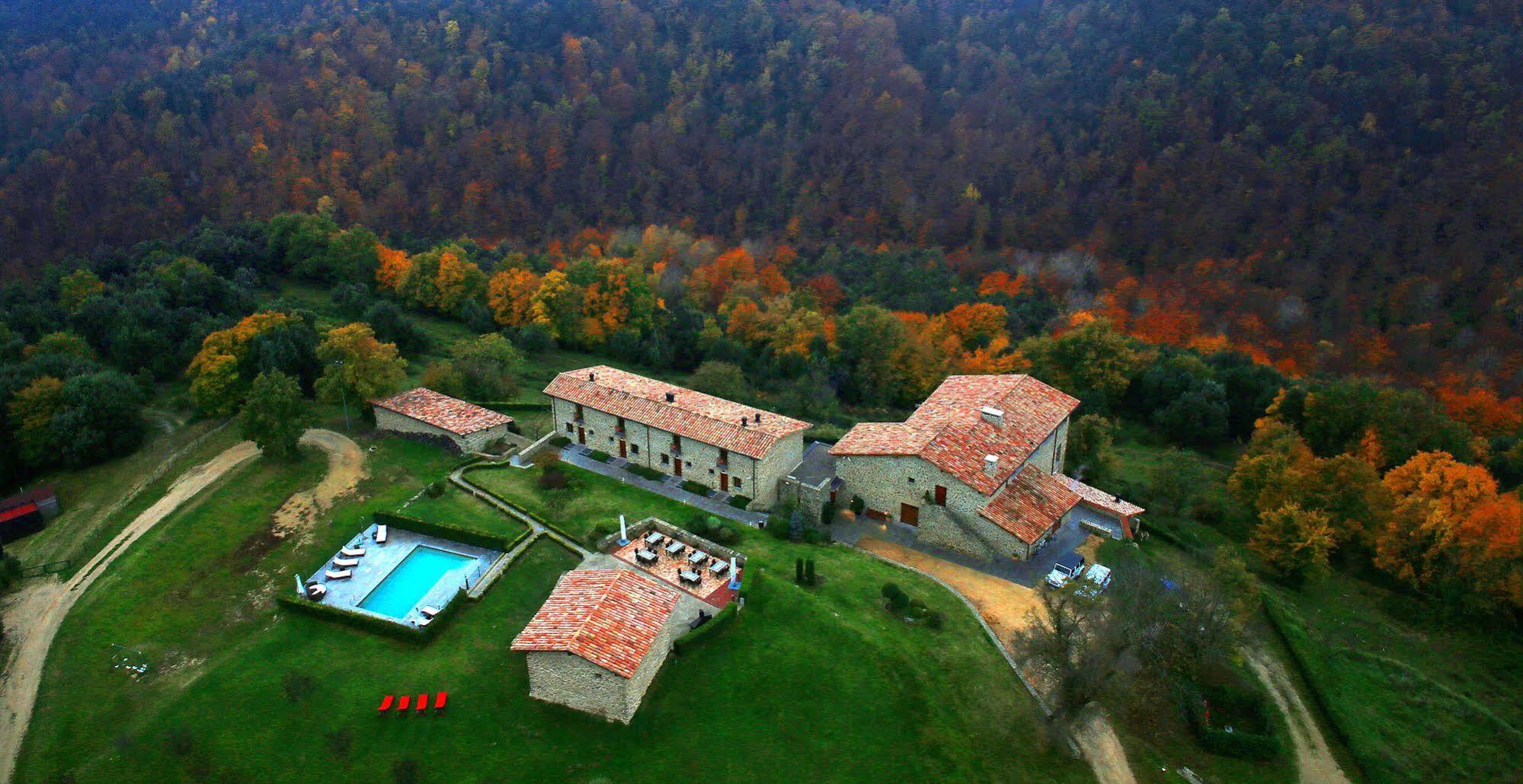 Hotel Restaurante El Ventos Sant Felíu de Pallarols エクステリア 写真