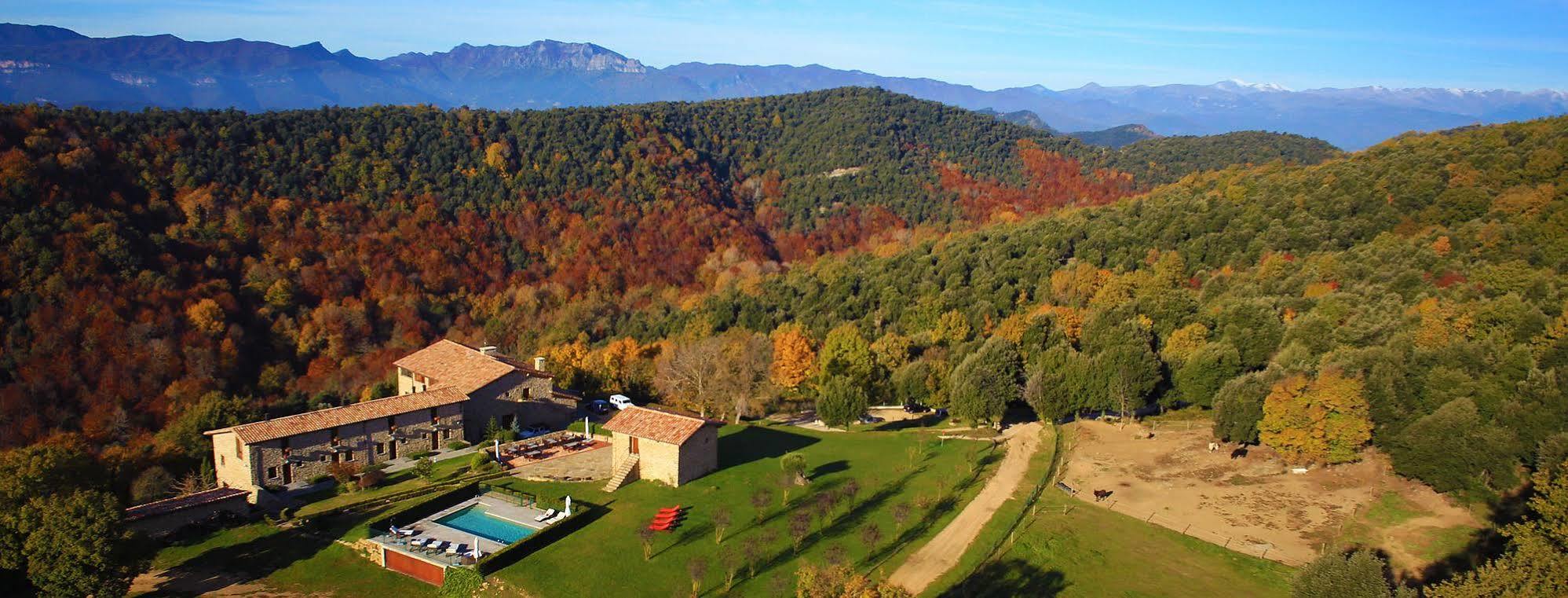 Hotel Restaurante El Ventos Sant Felíu de Pallarols エクステリア 写真