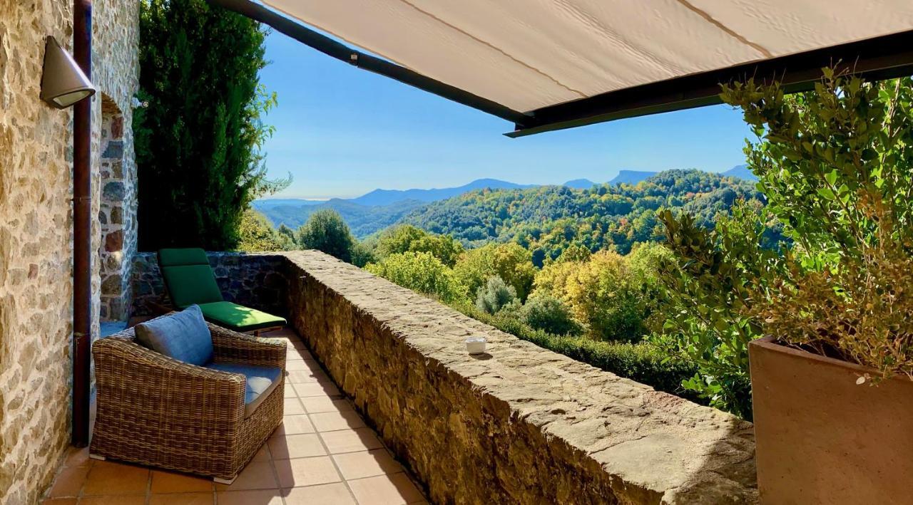 Hotel Restaurante El Ventos Sant Felíu de Pallarols エクステリア 写真