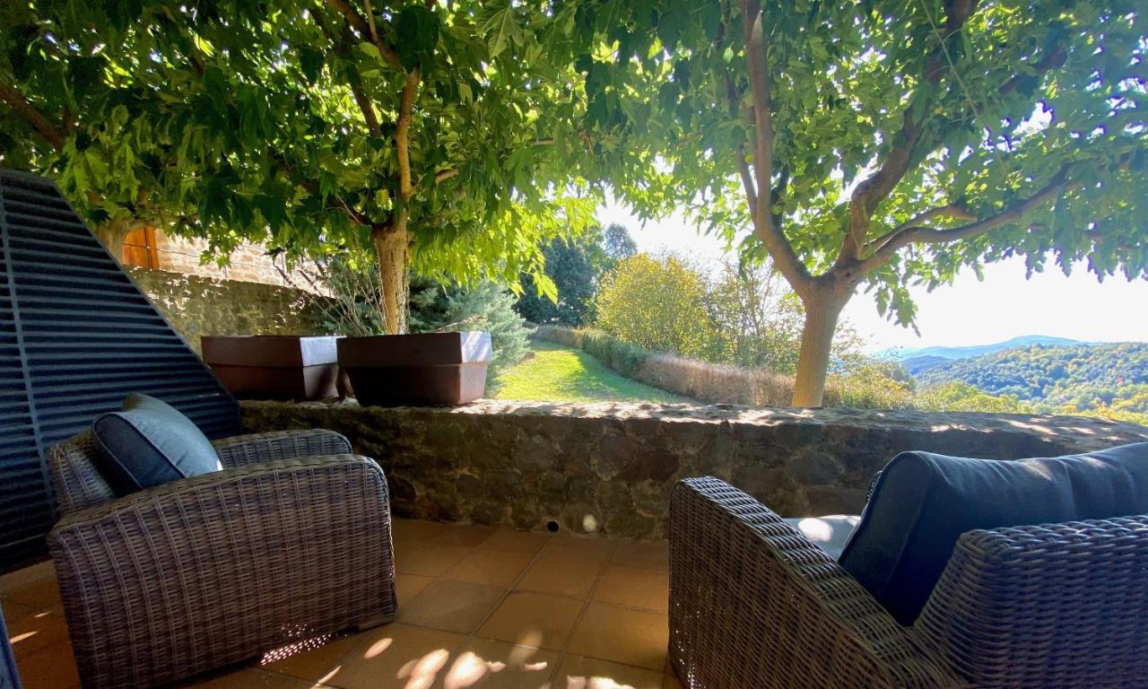 Hotel Restaurante El Ventos Sant Felíu de Pallarols エクステリア 写真